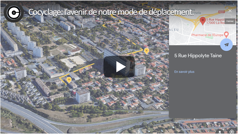 vidéo youTube Cocyclage: l’avenir de notre mode de déplacement. 